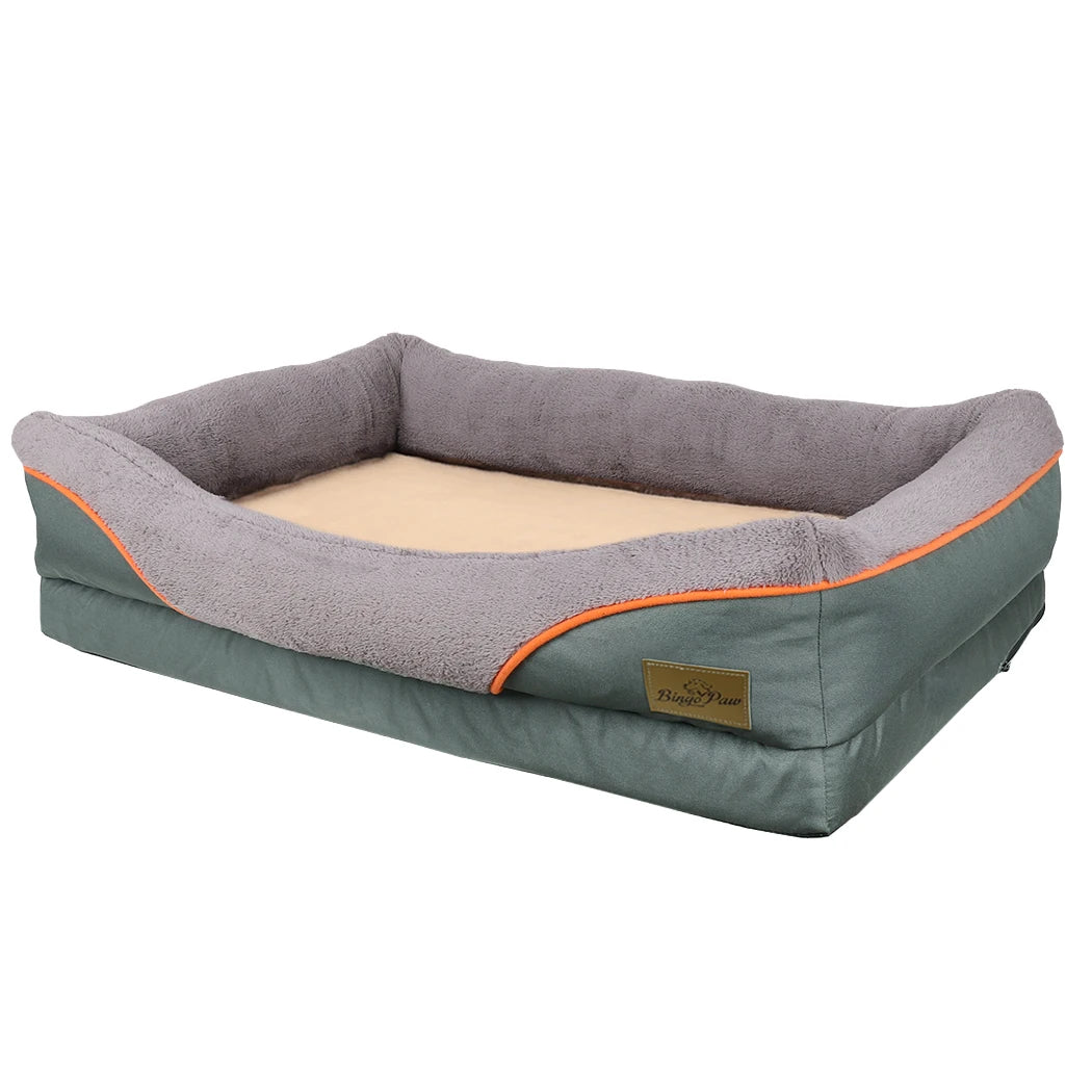 BINGOPAWCN Heavy Duty Orthopedic Pet Bed Waterproof Foam Cushion