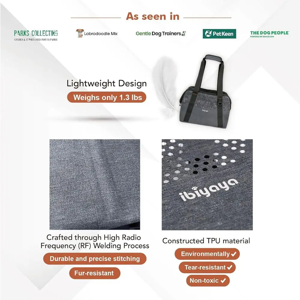 Breezy Wanderer Pet Carrier For Dogs Cats Rabbits Travel