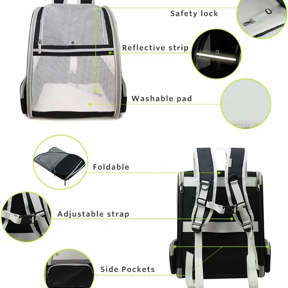Innovative Traveler Bubble Backpack Pet Carrier For Cats And Dogs