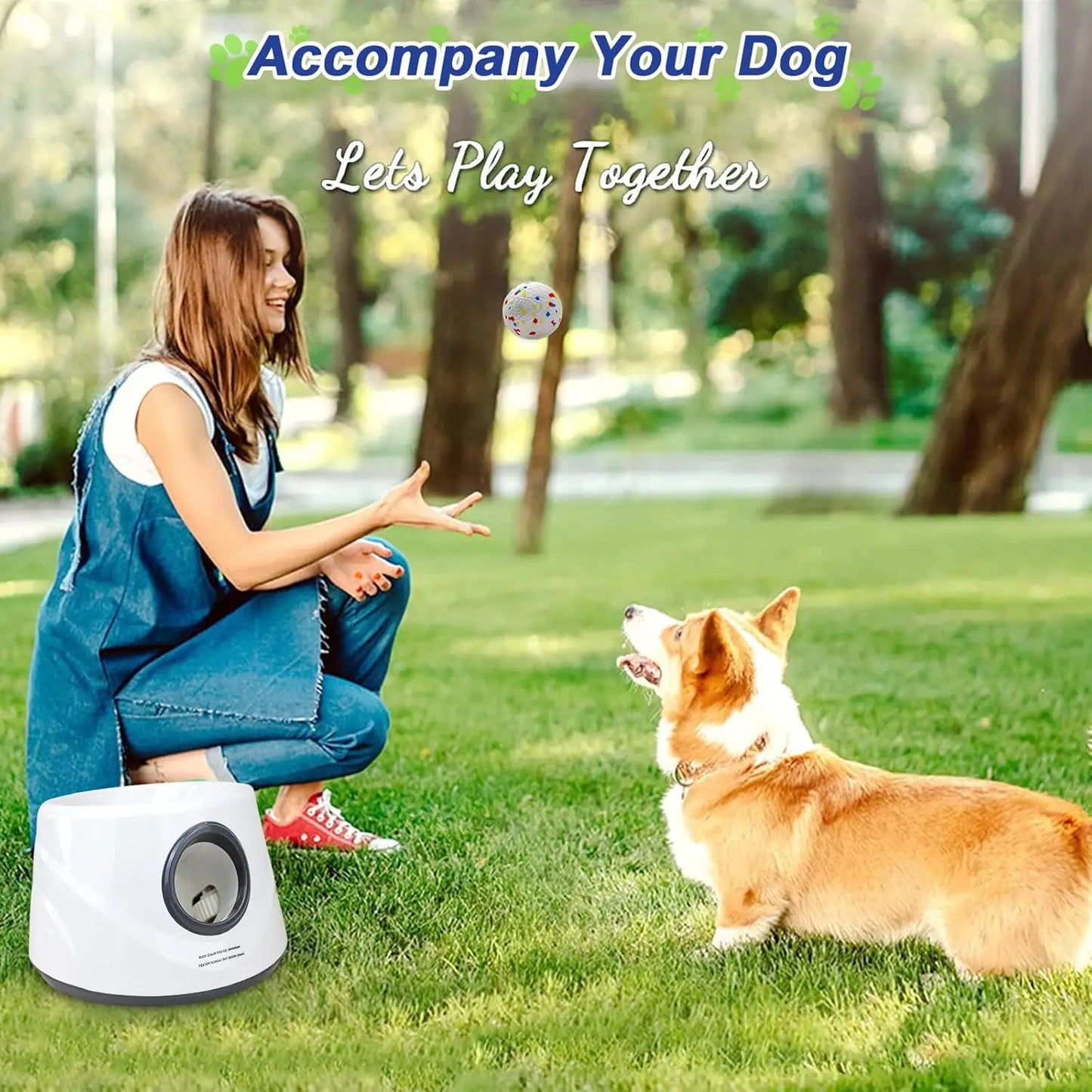 Automatic Dog Ball Launcher For Small And Medium Dogs