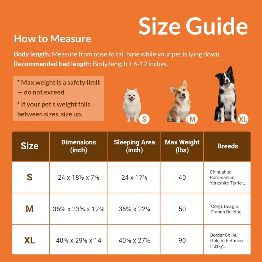 Sichuan Elevated Dog Bed With Wooden Frame And Washable Cover