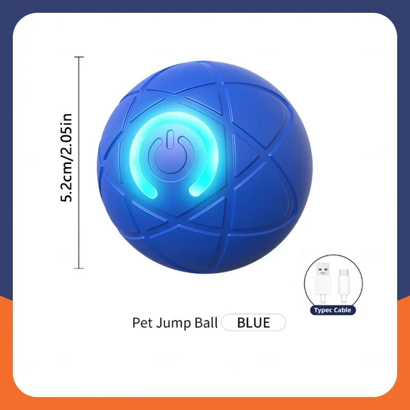 Electronic Interactive Dog Toy Ball USB Moving Ball For Kittens And Puppies