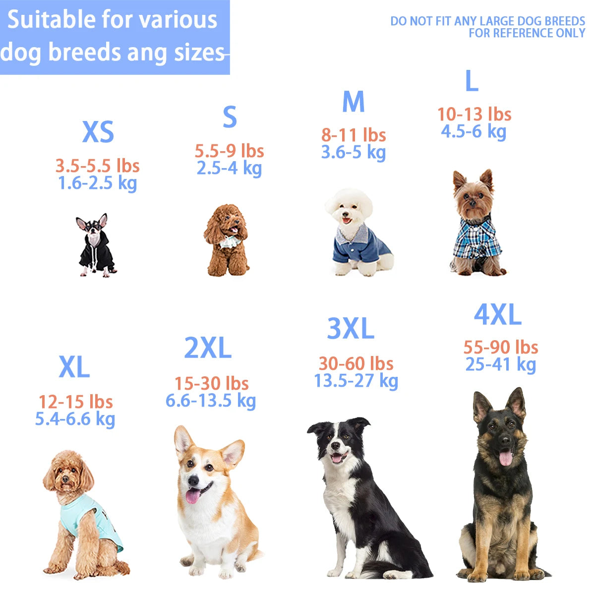 NONECN Sun Protection Dog Shirts With Reflective Strips Quick Dry