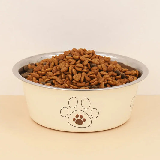 Stainless Steel Pet Bowl Non Slip Easy To Clean Indoors