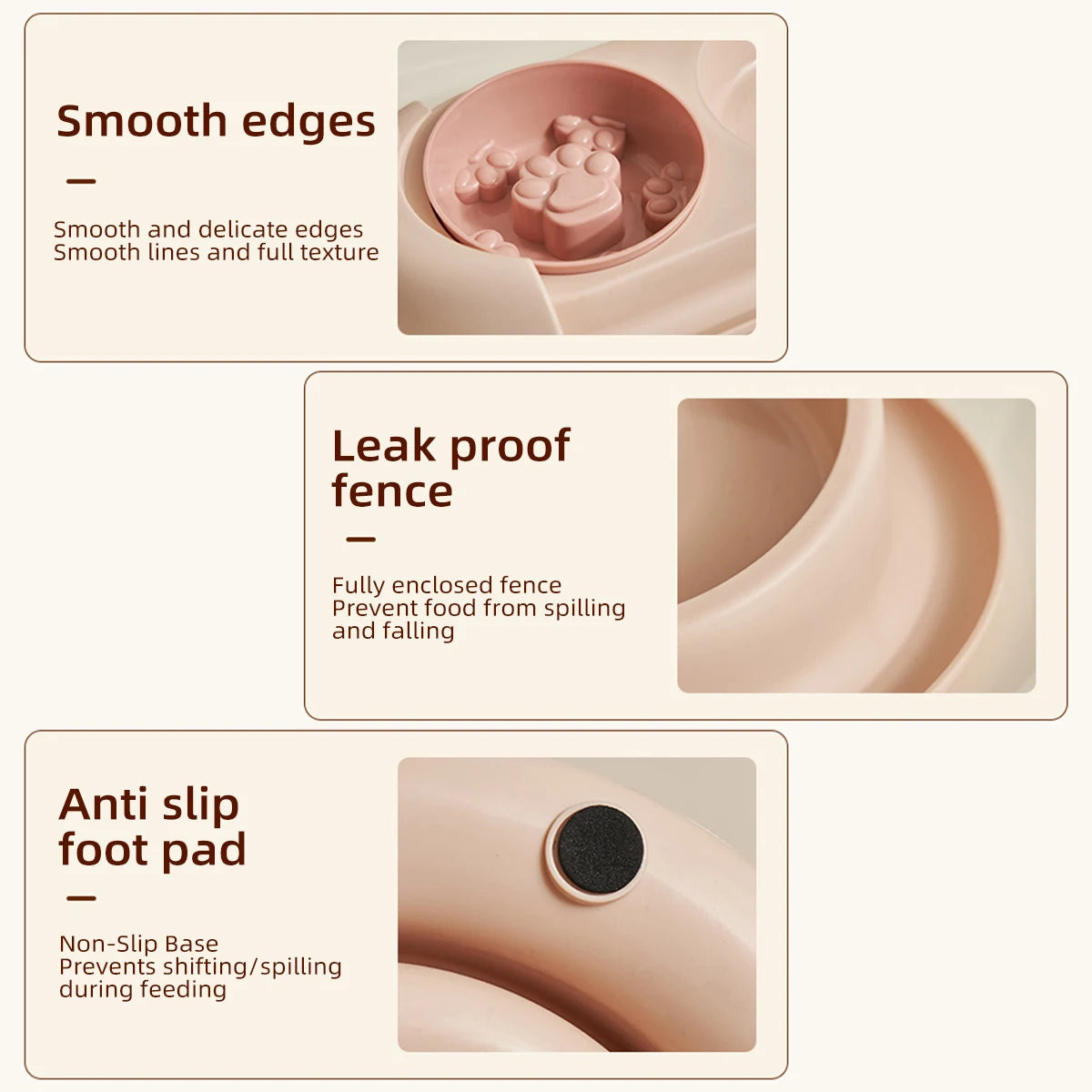 Multi Purpose Pet Double Bowl Feeder With Stainless Steel Bowls