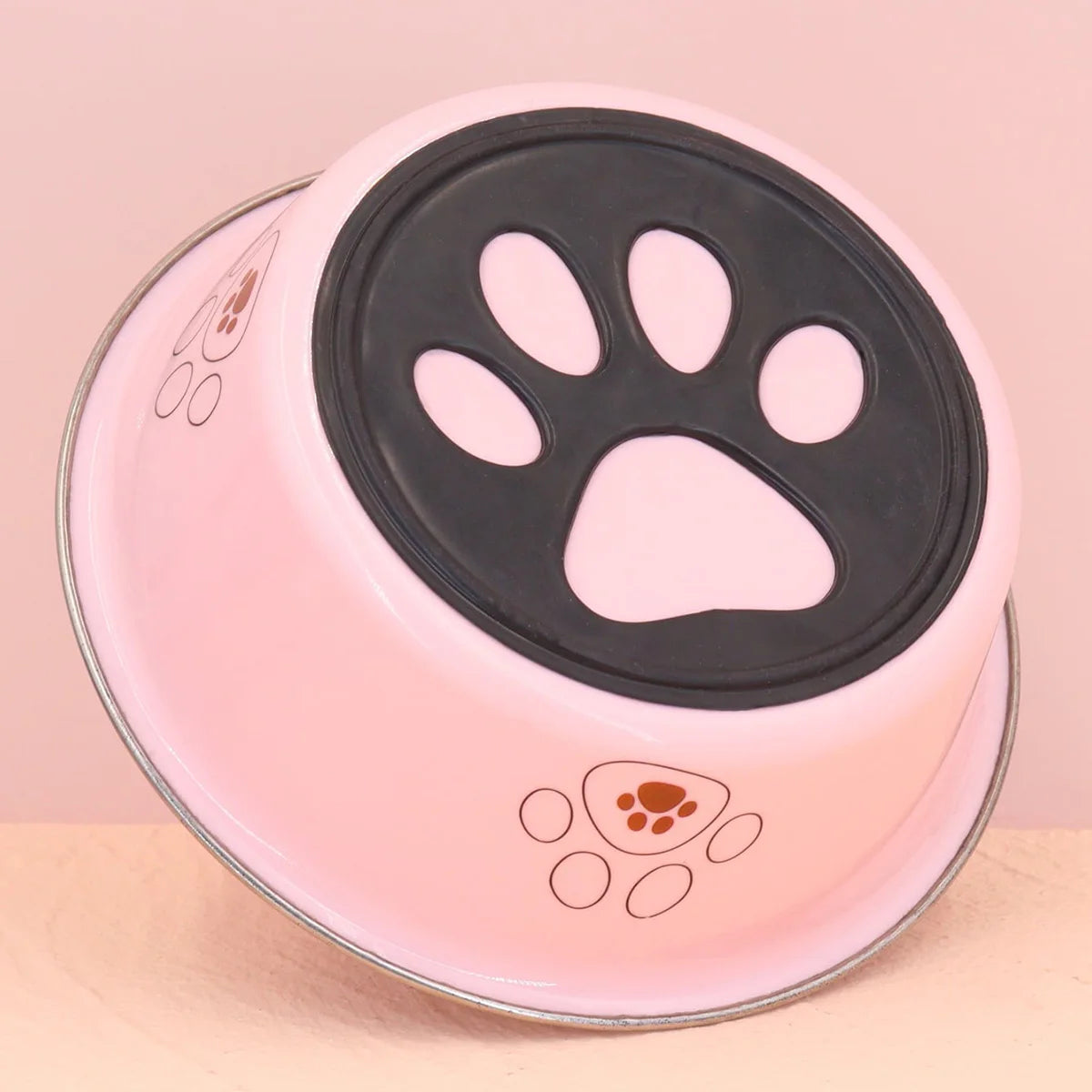 Stainless Steel Pet Bowl Non Slip Easy To Clean Indoors