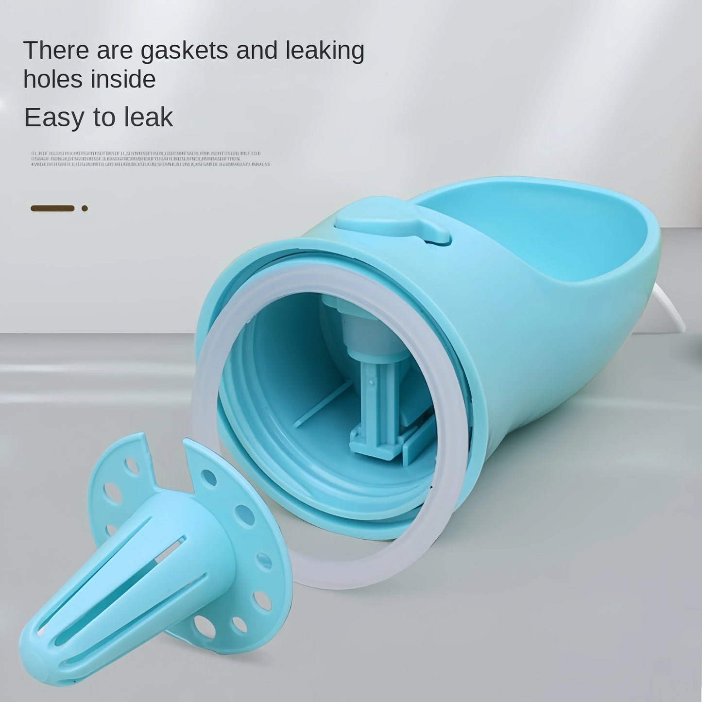 Dog Cat Portable Water Bottle With Storage And Food Container