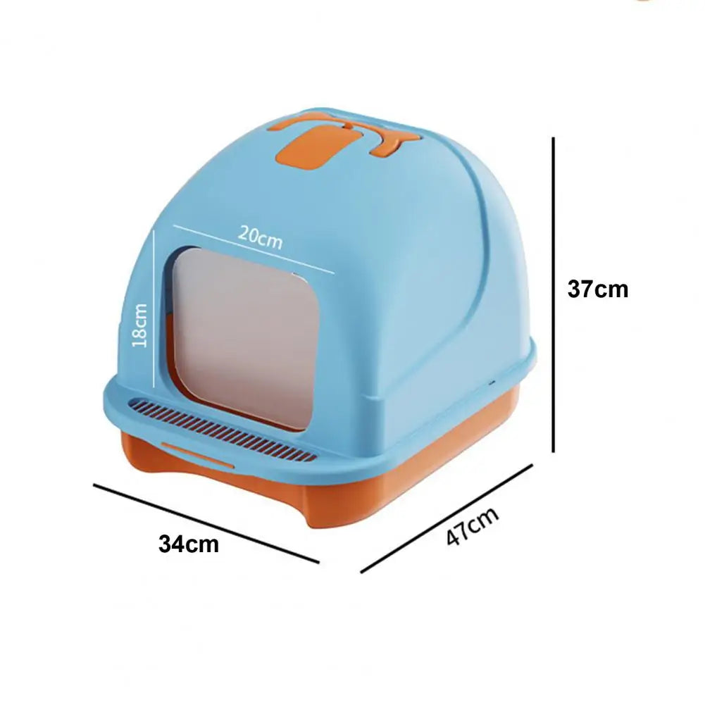 Hign-concerned 90 Degree Lift Cat Litter Box Enclosed With Lid