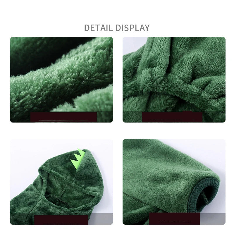 Pet Dog Clothes Warm Fleece Jumpsuits For Small Dogs