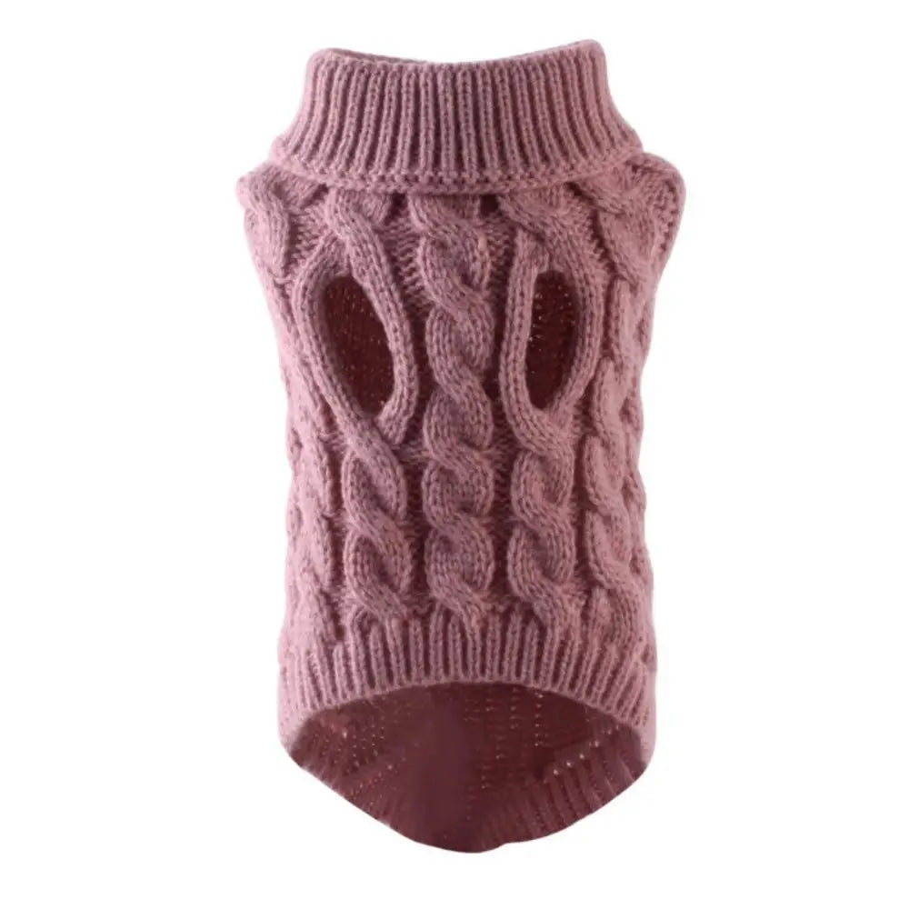 NONECN Pet Dog Sweater Autumn Winter Knit Warm Comfort Clothing