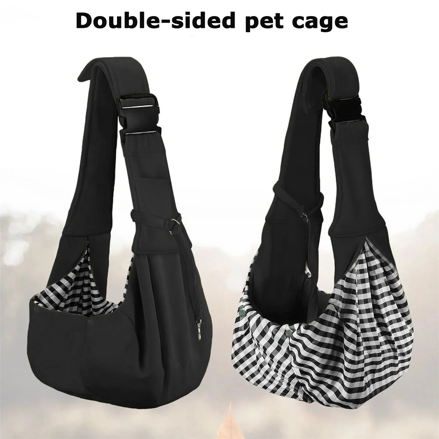 Breed Pet Sling Carrier Hands Free Reversible Puppy Carrier