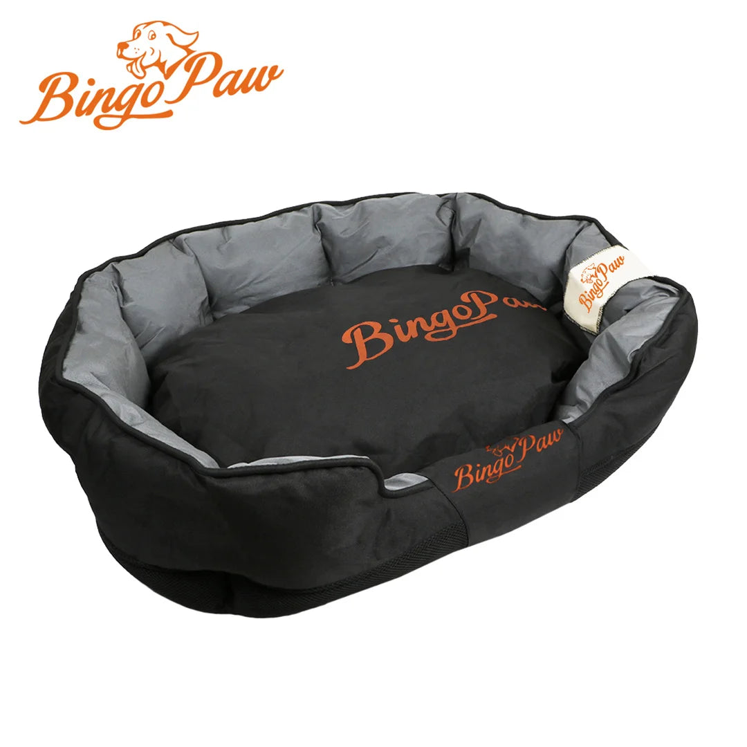 BingoPaw Waterproof Large Dog Bed With Removable Cushion Oxford Cover