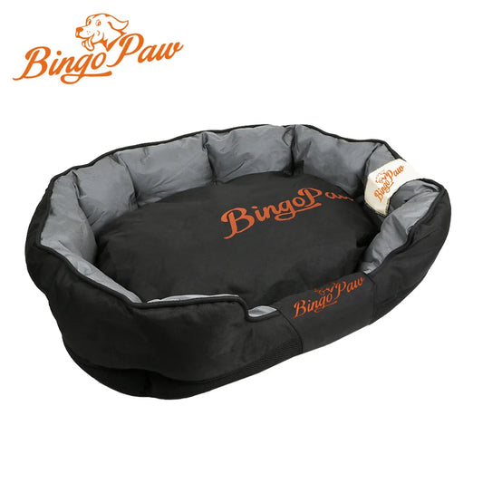 BingoPaw Waterproof Large Dog Bed With Removable Cushion Oxford Cover
