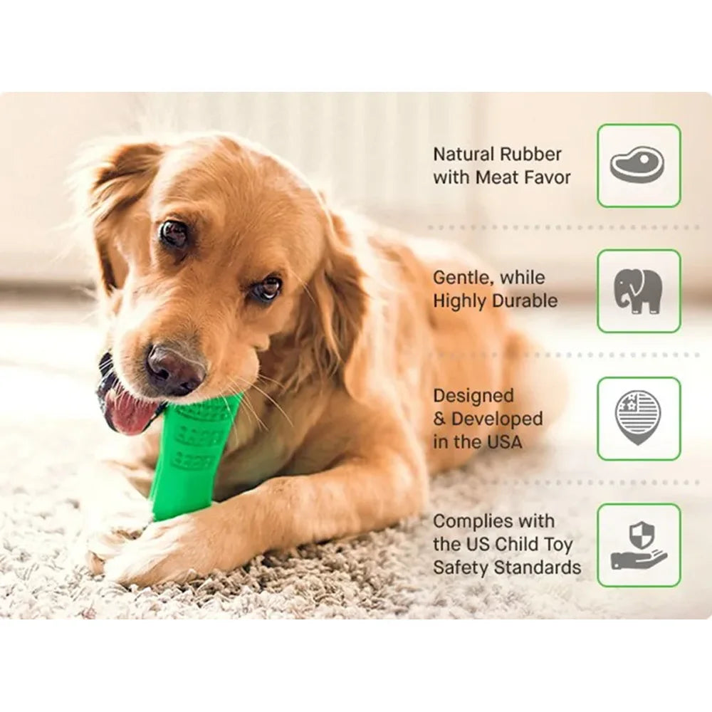 Silicone Pet Chewable Toothbrush For Large Breed Dogs
