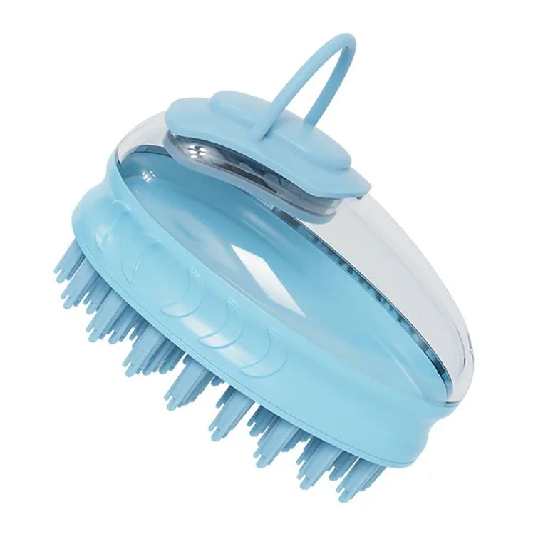 Pet Bath Brush Two In One Silicone Grooming Comb For Dogs