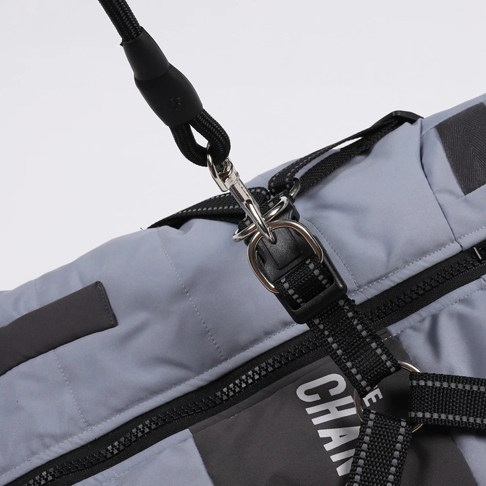 Winter Dog Jacket With Harness Waterproof Coat For Labrador