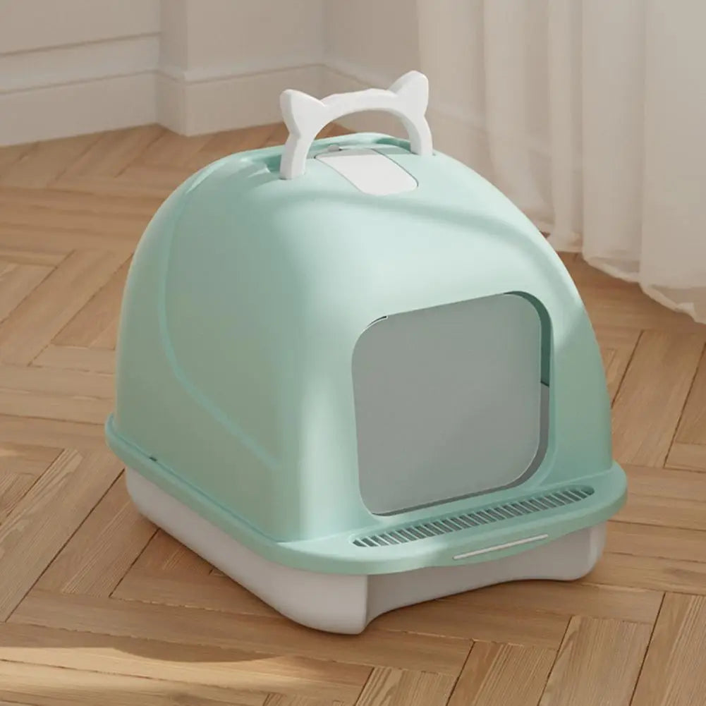 Hign-concerned 90 Degree Lift Cat Litter Box Enclosed With Lid