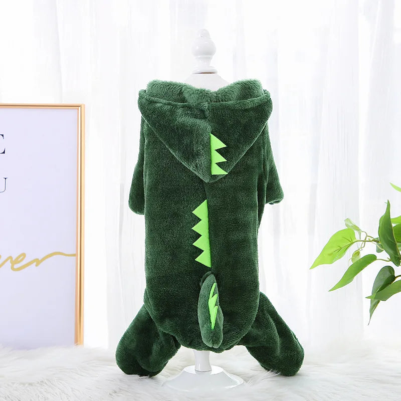 Pet Dog Clothes Warm Fleece Jumpsuits For Small Dogs