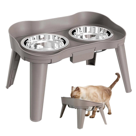 Raised Elevated Dog Feeder Bowl Non Slip For Improved Posture