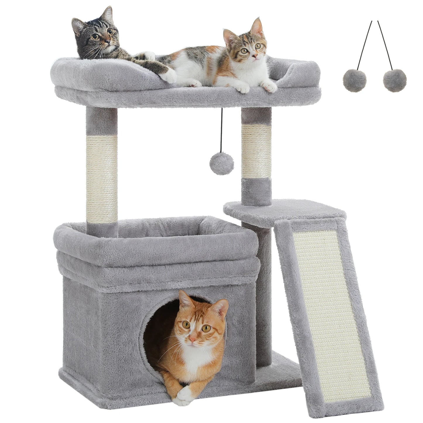 PAWZ Road Small Indoor Cat Tree With Sisal Post