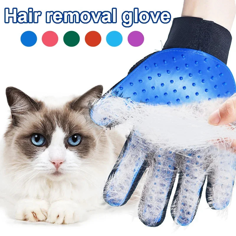 Pet Hair Remover Gloves Grooming Mitts for Cats and Dogs