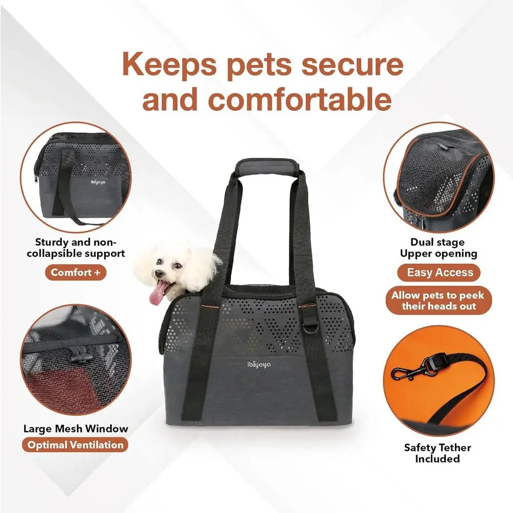 Breezy Wanderer Pet Carrier For Dogs Cats Rabbits Travel