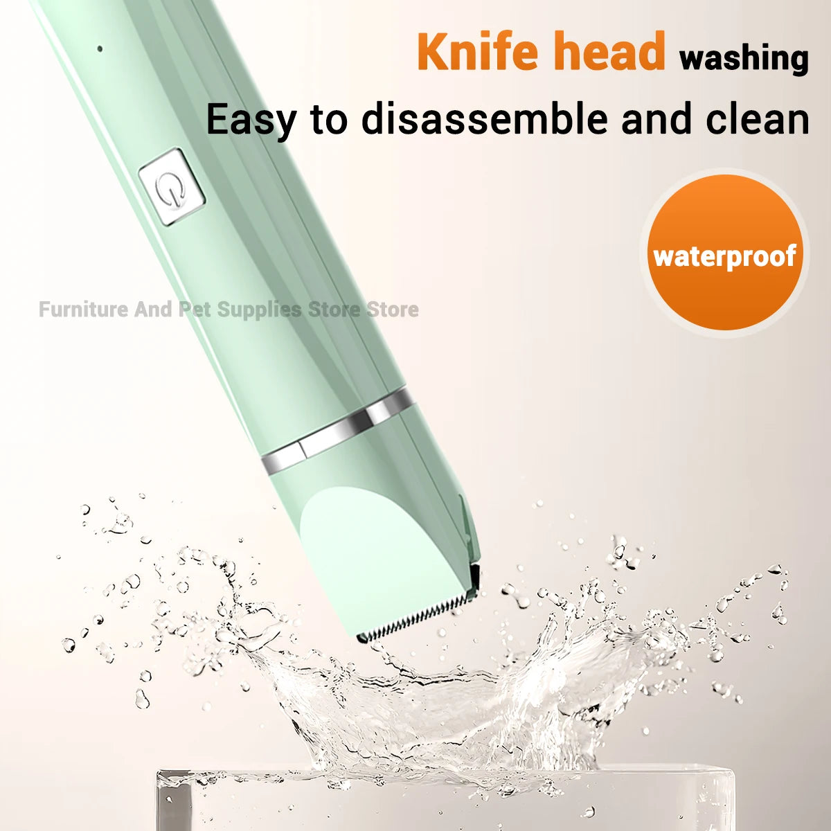 Professional 4-In-1 USB Rechargeable Pet Grooming Tool Set