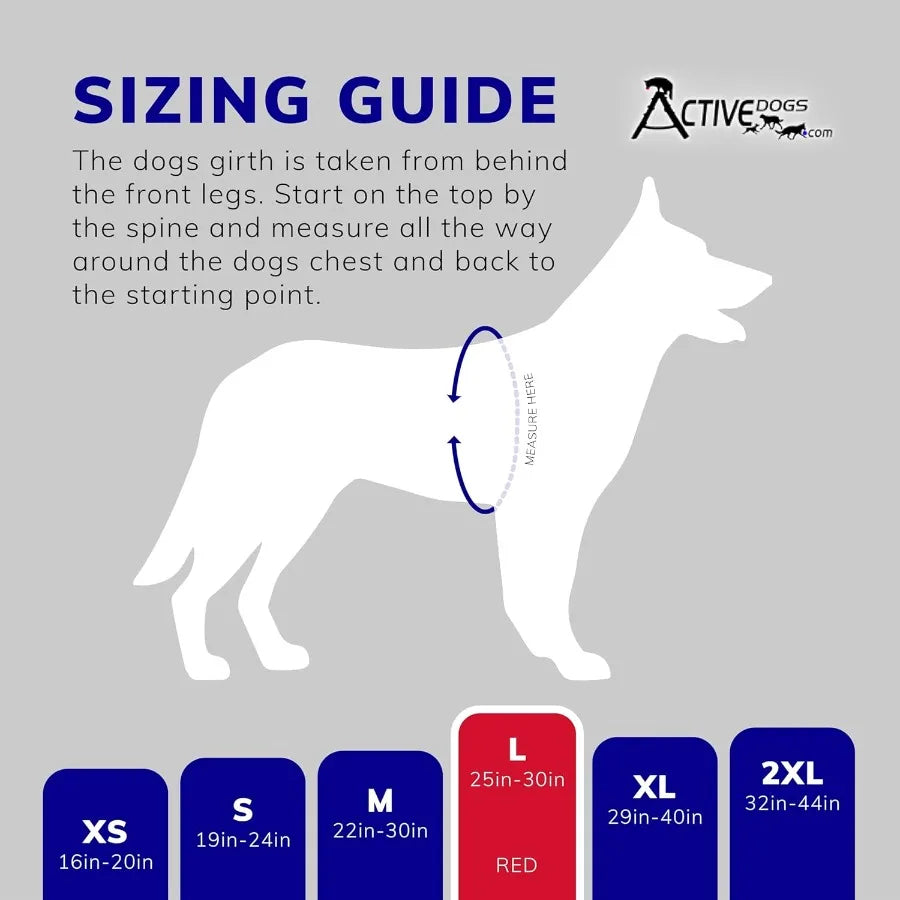 XMSJ ActiveDogs Full Service Dog Kit Vest Harness