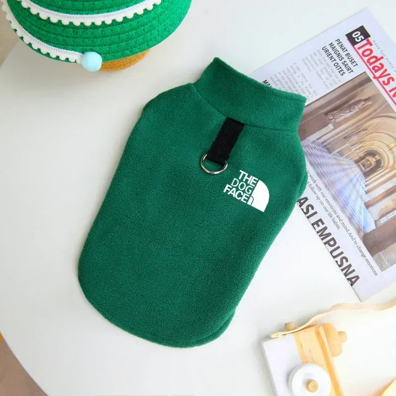 Autumn Winter Corduroy Fleece Dog Sweater Coat for Small Breeds