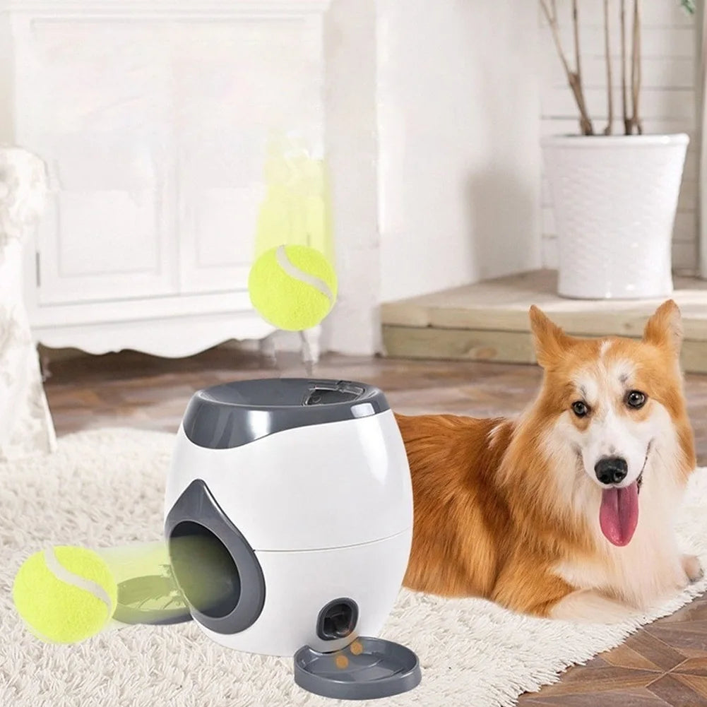 VKTECH Automatic Dog Ball Launcher Interactive Food Reward Machine