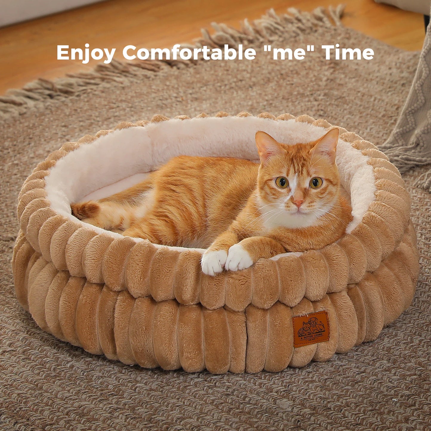 PAWZ Road Washable Durable Dog Bed With Anti Slip Bottom