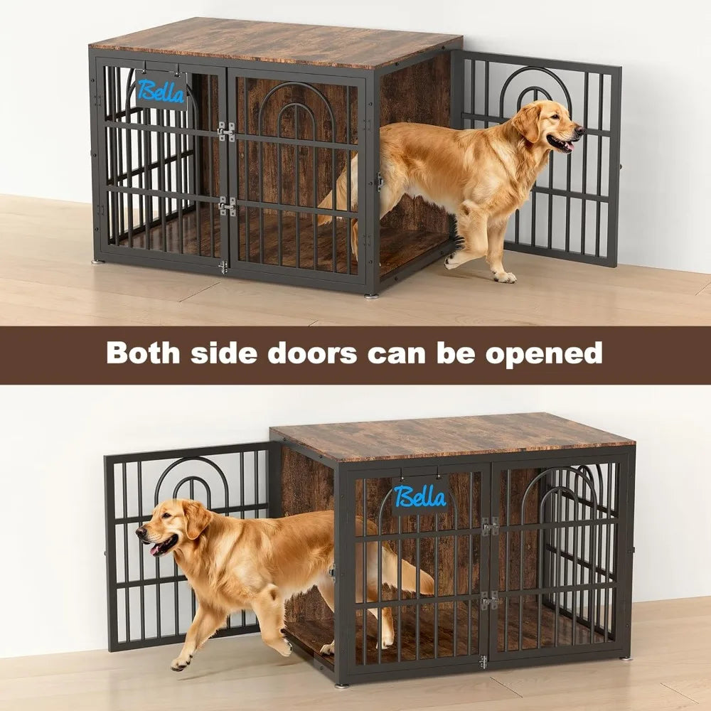 Chengwei Dog Crate Furniture Indoor Kennel End Table
