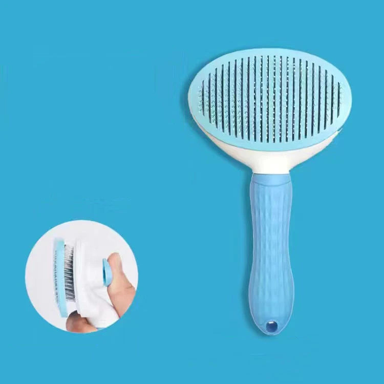 Dog Cat Hair Brush Stainless Steel Grooming Tool For Pets