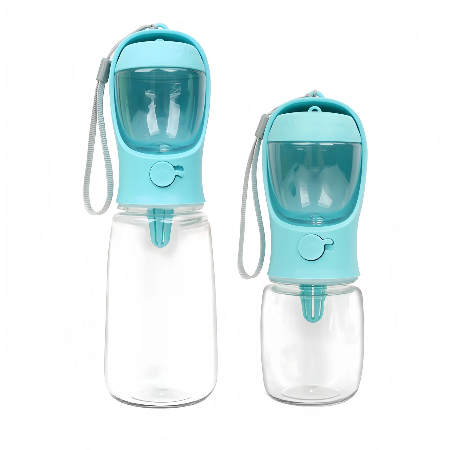 Dog Cat Portable Water Bottle With Storage And Food Container