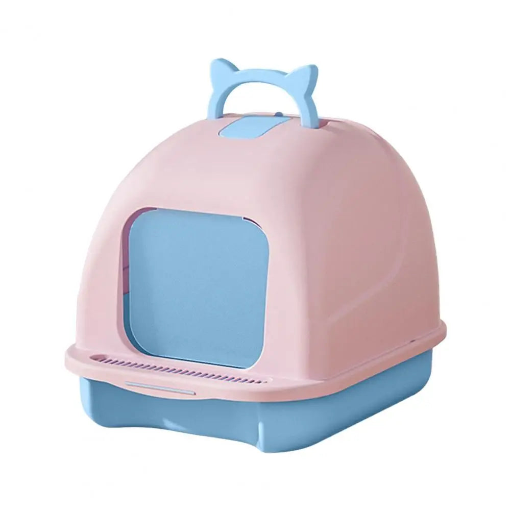 Hign-concerned 90 Degree Lift Cat Litter Box Enclosed With Lid