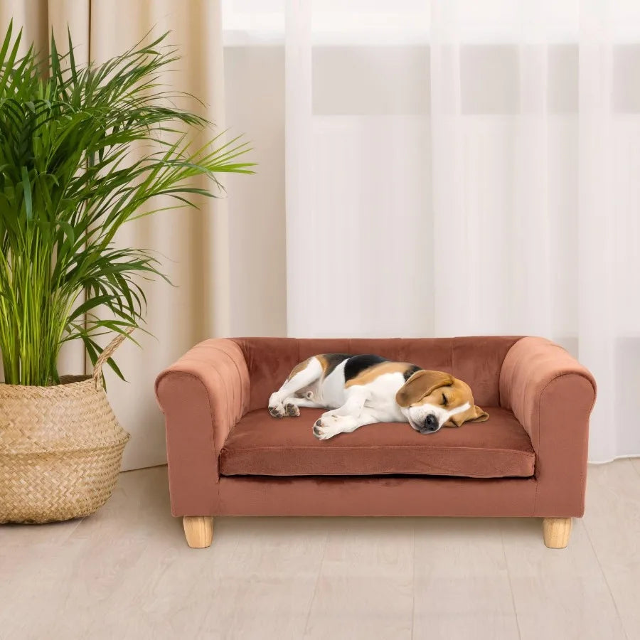 Sichuan CN Faux Suede Pet Bed DesignedFor Cats And Dogs