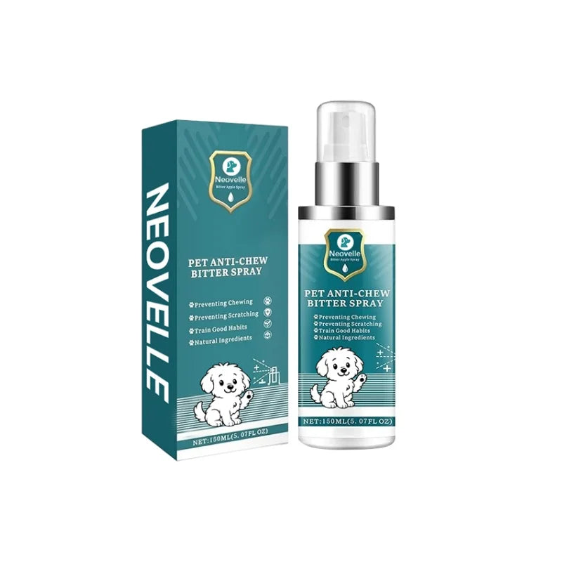 No Chew Spray for Dogs Bitter Deterrent No Alcohol Natural