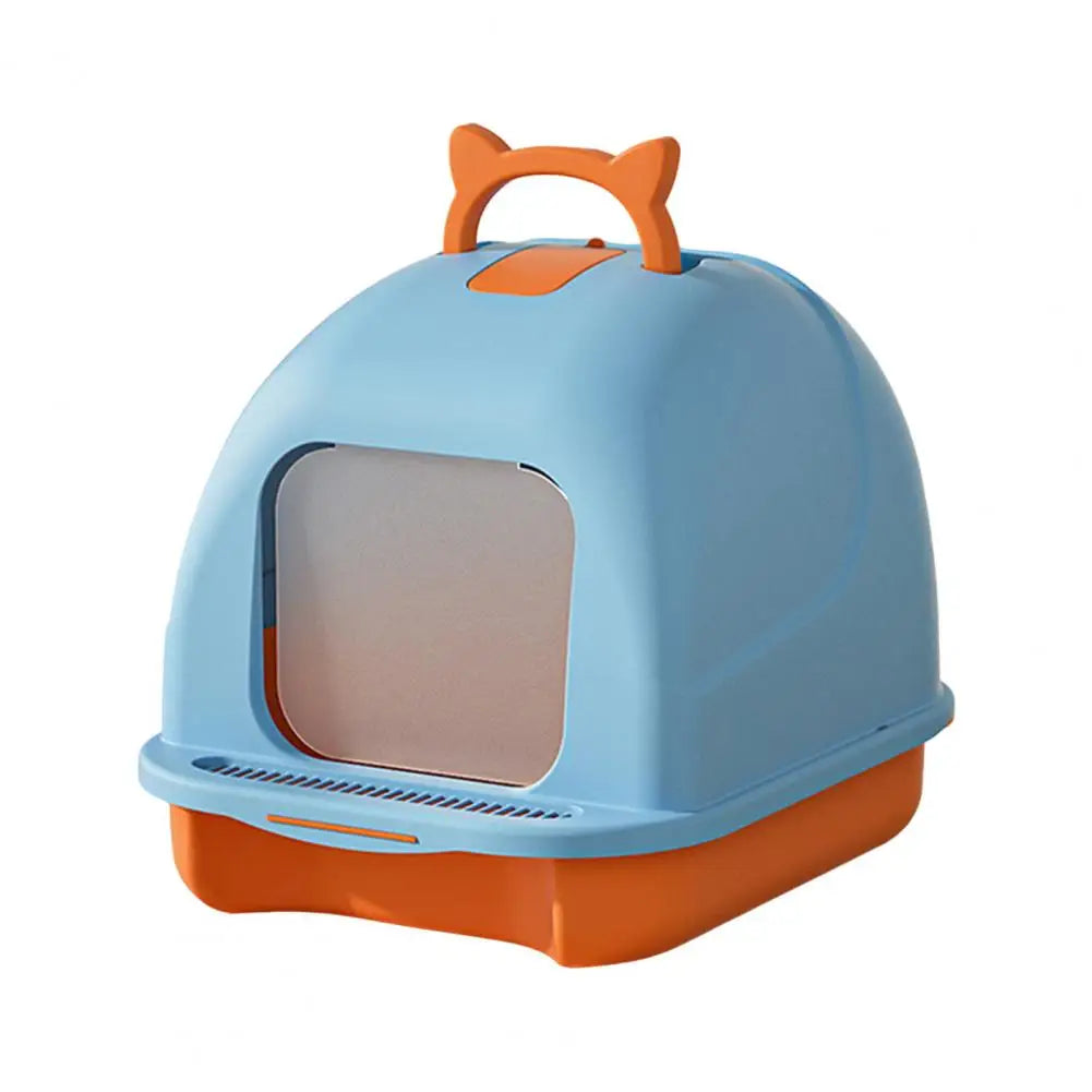 Hign-concerned 90 Degree Lift Cat Litter Box Enclosed With Lid
