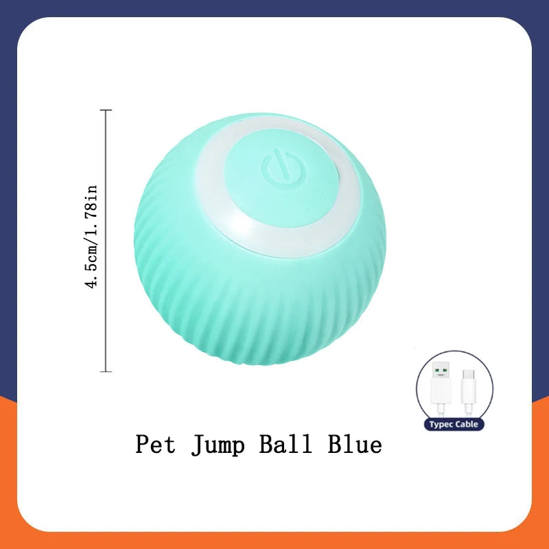Electronic Interactive Dog Toy Ball USB Moving Ball For Kittens And Puppies