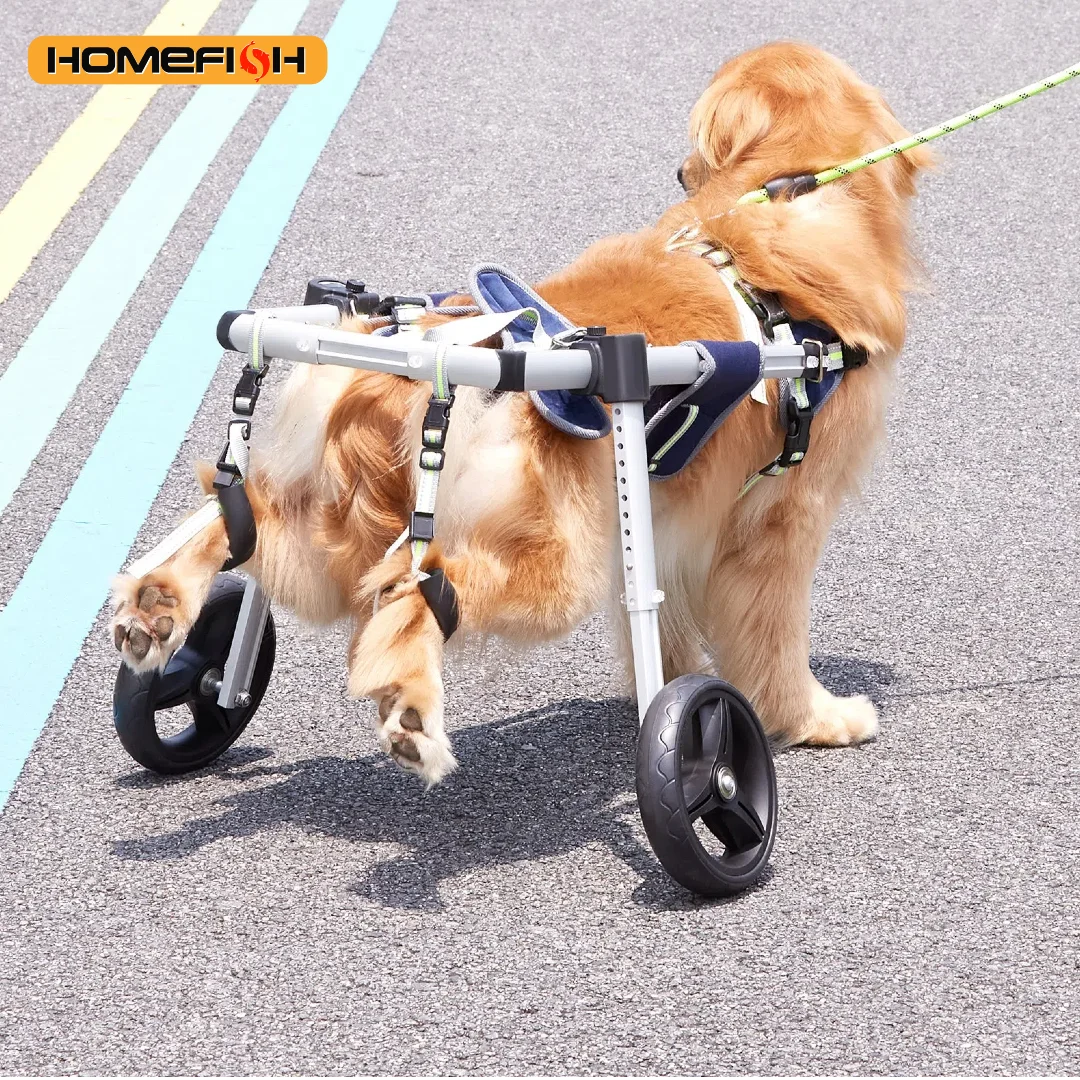 VEVOR 2 Wheels Dog Wheelchair for Hind Limbs Disabled Pets