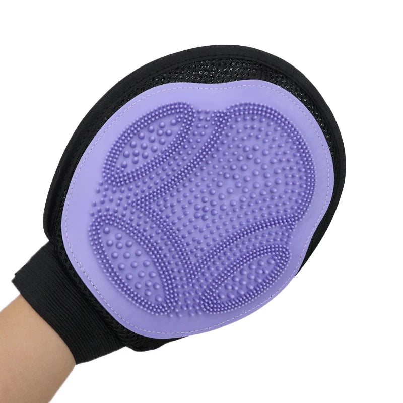 YTYINCN Pet Bath Massage Gloves Deshedding Brush For Cats