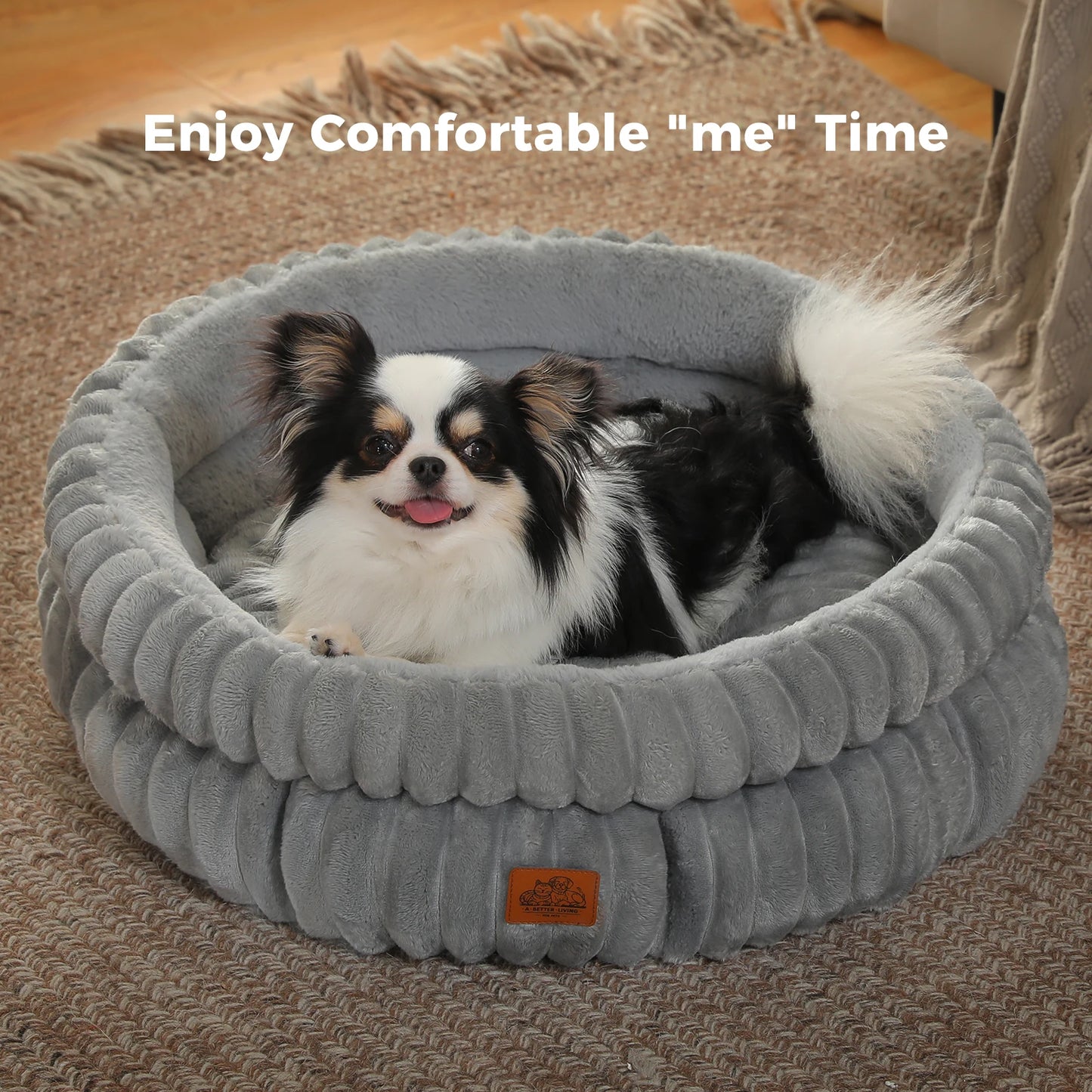 PAWZ Road Washable Durable Dog Bed With Anti Slip Bottom