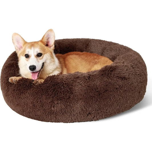 Sichuan Calming Donut Pet Bed Washable Plush Fur