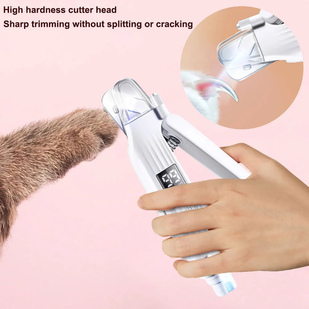 APWIKOGER 2 In 1 Electric Pet Nail Grinder With LED