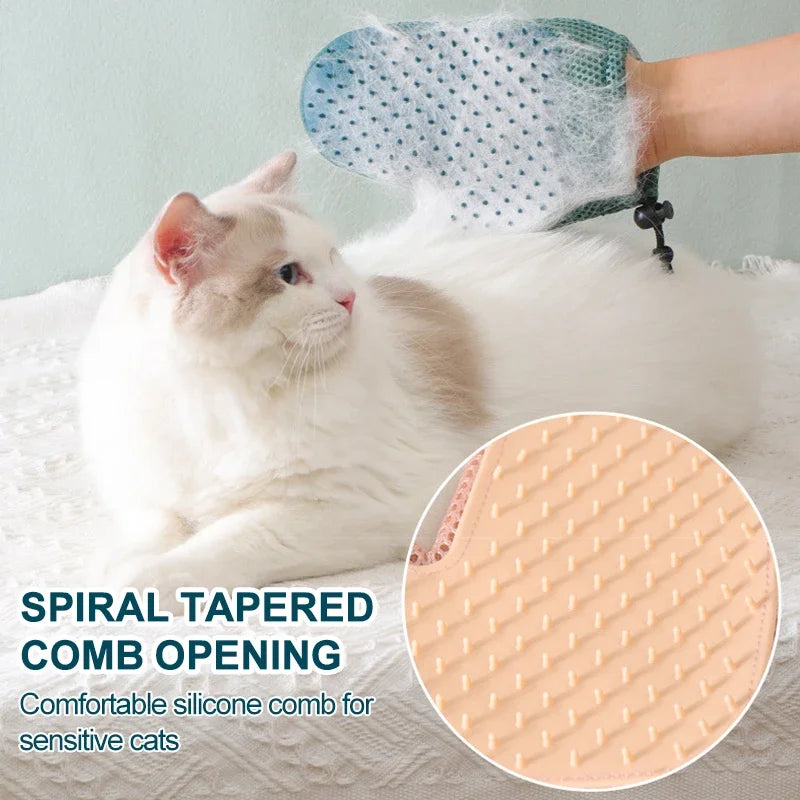 YTYINCN Cat Hair Glove Fur Remover For Shedding Pets