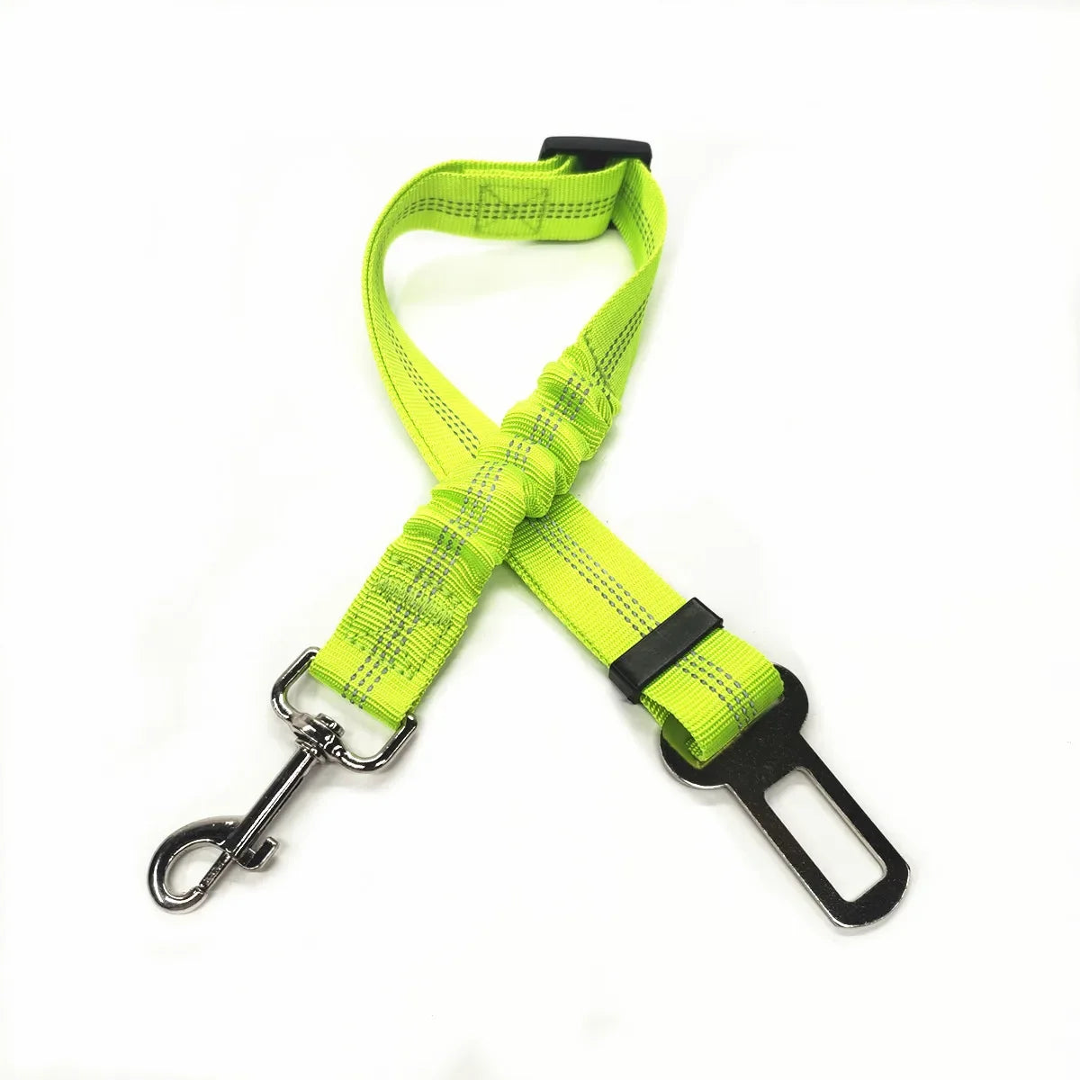Adjustable Dog Car Seat Belt Harness Nylon Reflective Elastic