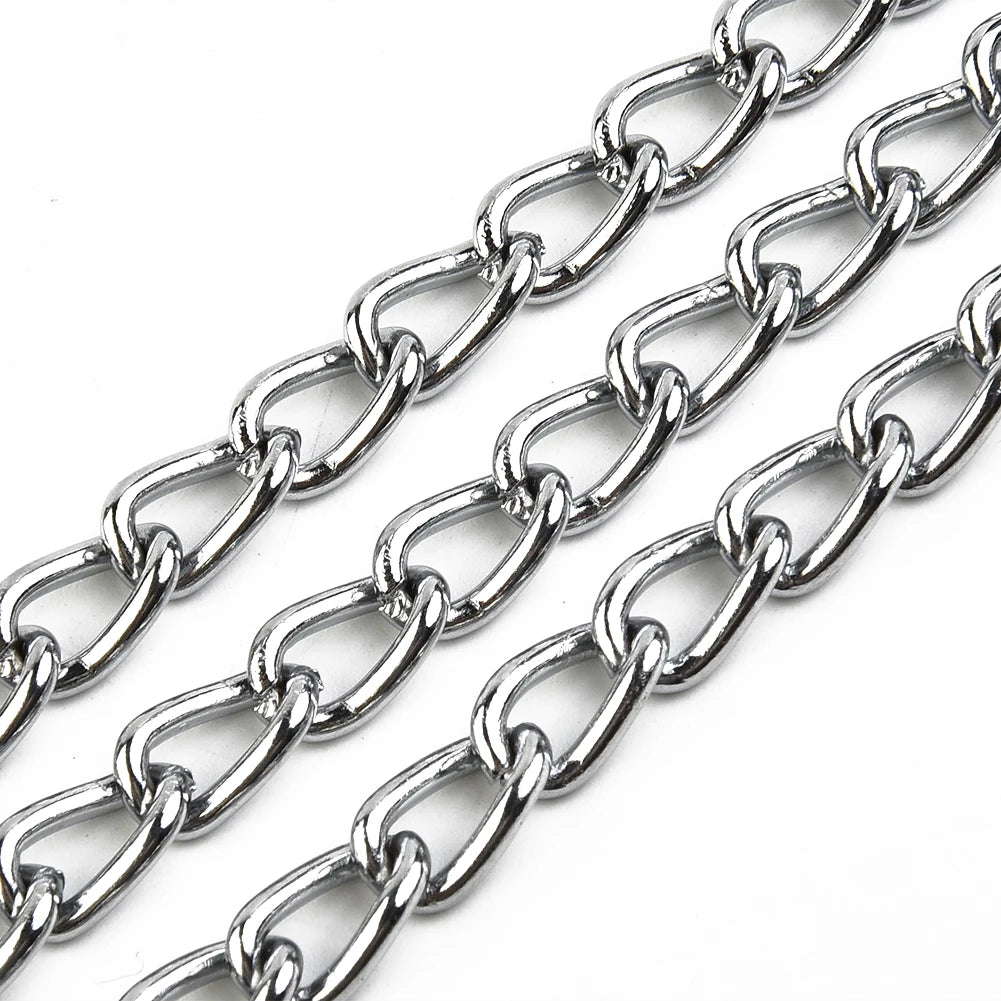 YTYINCN Metal Chain Dog Lead With Leather Style Handle