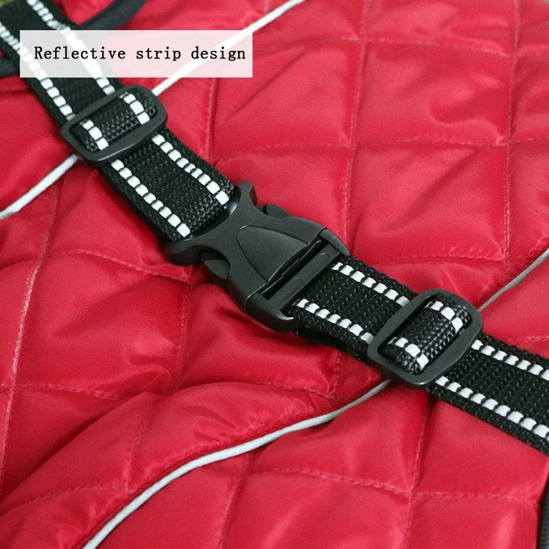 NONECN Waterproof Reflective Dog Outdoor Jacket For Large Breeds