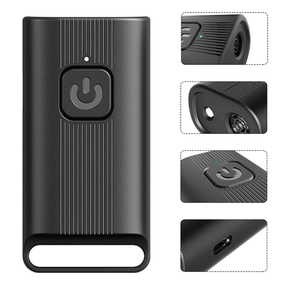 Rechargeable Ultrasonic Anti-Barking Device With LED Flashlight For Dogs