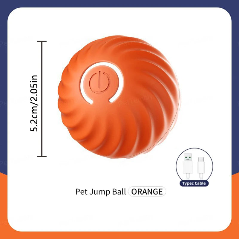 Electronic Interactive Dog Toy Ball USB Moving Ball For Kittens And Puppies